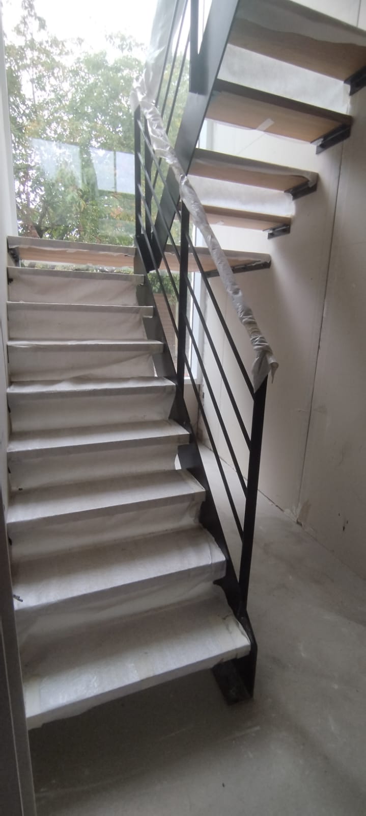 Escalier métal et bois sur mesure