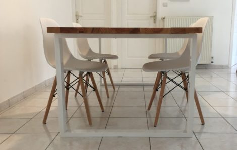 Table métal & bois sur mesure